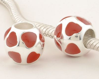 Pendant - Ball of Red Hearts