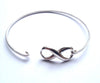 Sterling Silver Infinity Bangle