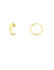 18K Yellow Gold Hoops