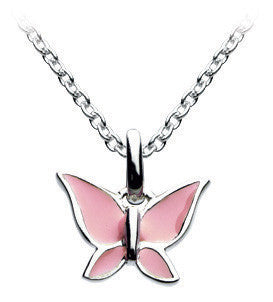 Dew - Pink Butterfly 12" (18" or 20") Necklace Set