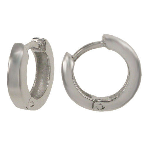 【Miansai】Scatola Huggie Earring,Sterling Silver Scatola Huggie Earrings Sterling Silver Men's | Miansai