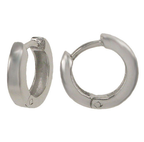 Silver Beads Hoops  Mimosura Jewellery for Kids