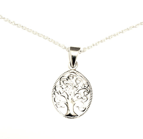 Dainty Tree of Life Sterling Silver Necklace
