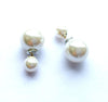 Pearl/Pearl Reversable Earrings