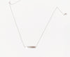Name Plate Silver Necklace