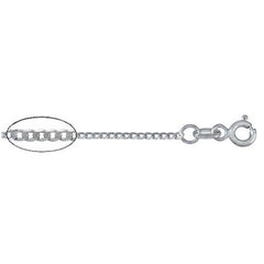 18" Curb Link: Sterling Silver Chain