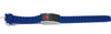 Medical Alert ID - Blue Silicone Bracelet