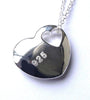 Heart Within  A Heart Necklace Set