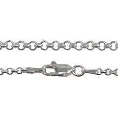 18" Rolo Link: Sterling Silver Chain