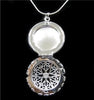 Box locket pendant necklace
