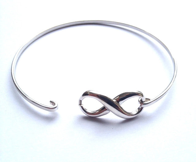 5 Infinity Bangle Sterling Silver Infinity Bangle | Mimosura Jewellery for Kids