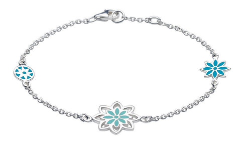 Dew - Blue Flower Bracelet