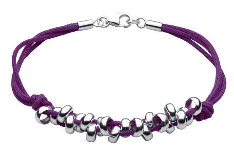 Dew - Purple Pebble Bracelet