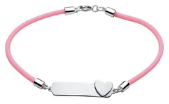 Dew - Pink Cord Id Bracelet