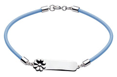 Dew - Blue Flower Id Bracelet