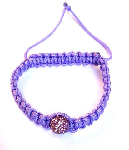 One Bead Baby Shamballa (Purple)