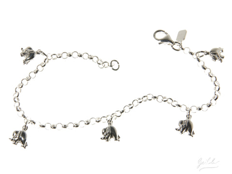 Elephant Dangle Bracelet