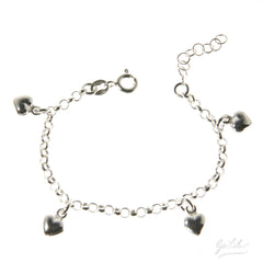 Baby Heart Dangle Bracelet