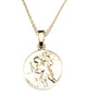 Italian St. Christopher Sterling Silver Necklace Set