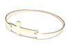 Sterling Silver Cross Bangle