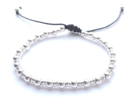 Silver Adjustable Bracelet