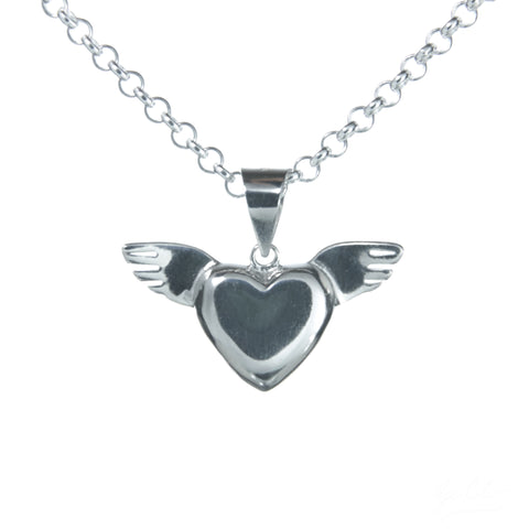 Winged Heart Necklace Set
