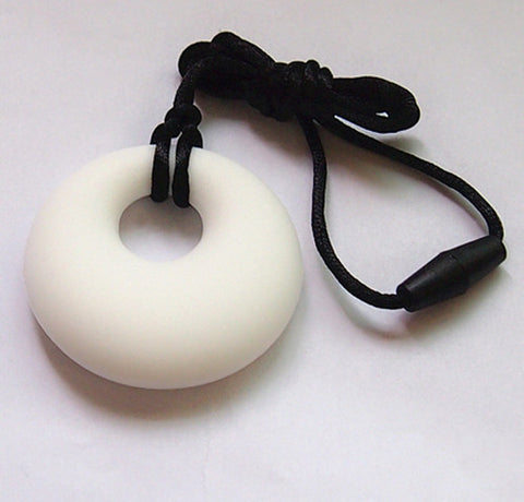 Teething Pendant - White Ring