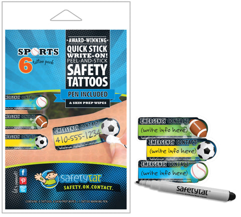 Safety Tats - Sport Collection