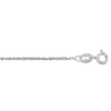 20" Singapore Link:  Sterling Silver Chain