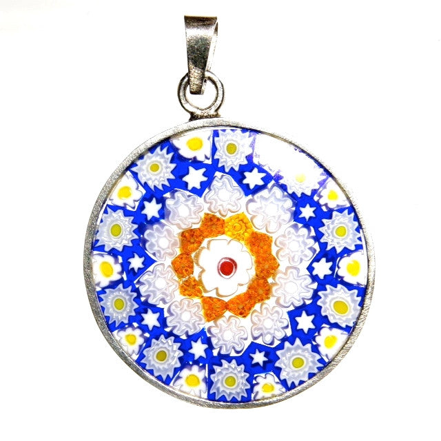 Millefiori pendant shop