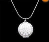 Box locket pendant necklace