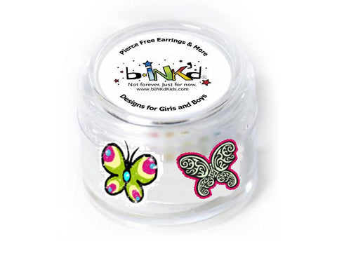 Butterfly/Glitter Butterfly Earring Tattoos