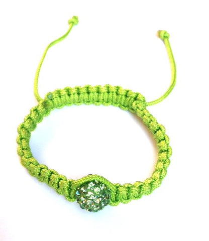 One Bead Baby Shamballa (Green)