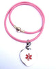 Medical Alert ID - Leather Cord with pendant