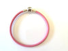 Leather Barrel Clasp Necklace