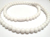 Teething Necklace - All White Beads