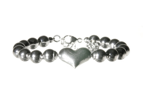 Kimberley Lang Silver Love Bracelet